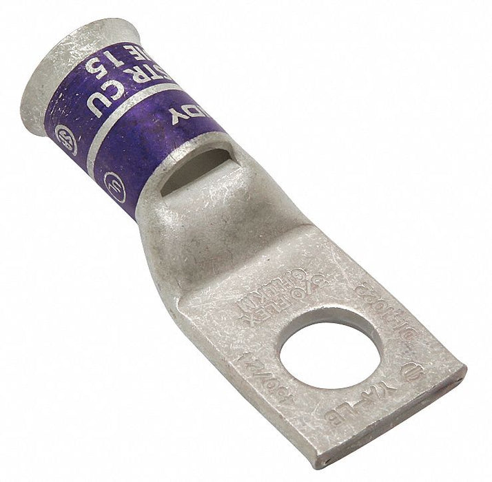 OneHoleLugCmprsnConn STD Purple 1022/15