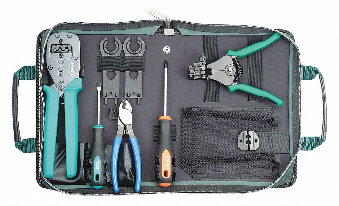 Crimp Tool Kit Solar 9 Pc