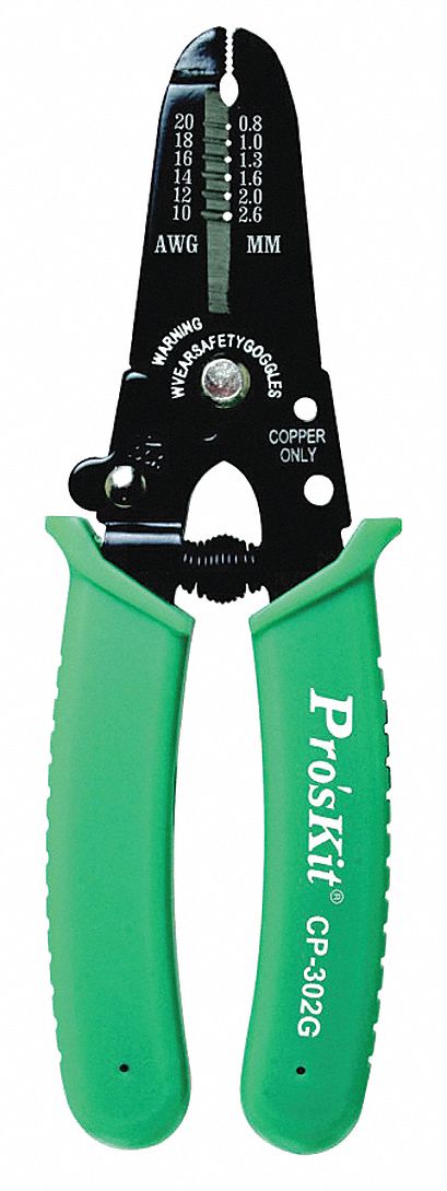 Wire Stripper 20 to 10 AWG 6-1/2 In