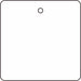 Tag White Plastic 2inH 2inW PK10