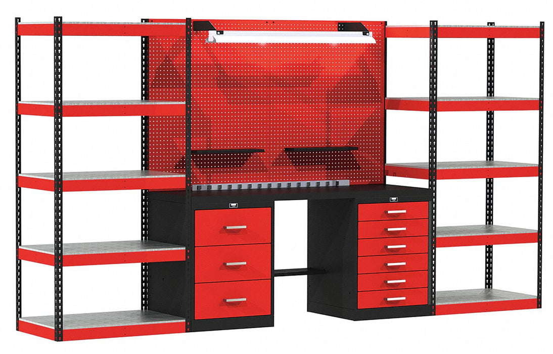 Modular Shelving Set 78 H 168 W 24 D