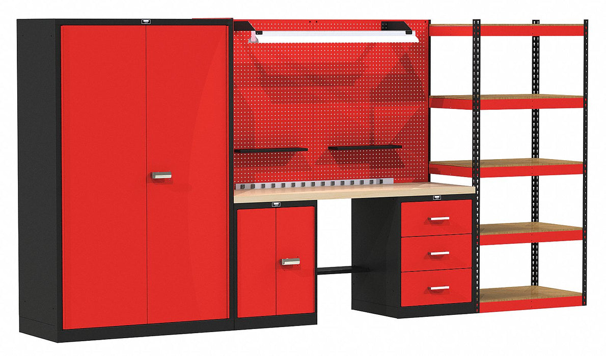 Modlr Cabnt/Shelving Set 78 H 168 W 24 D