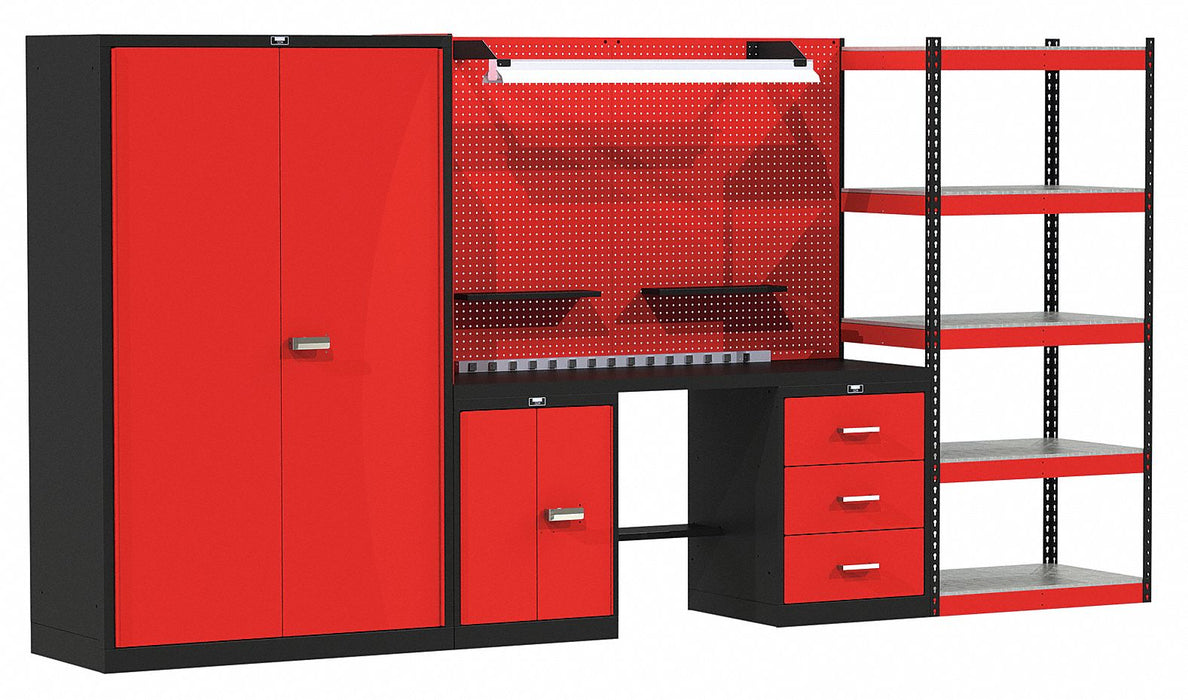 Modlr Cabnt/Shelving Set 78 H 168 W 24 D