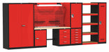 Modlr Cabnt/Shelving Set 78 H 168 W 24 D