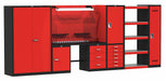 Modlr Cabnt/Shelving Set 78 H 168 W 24 D