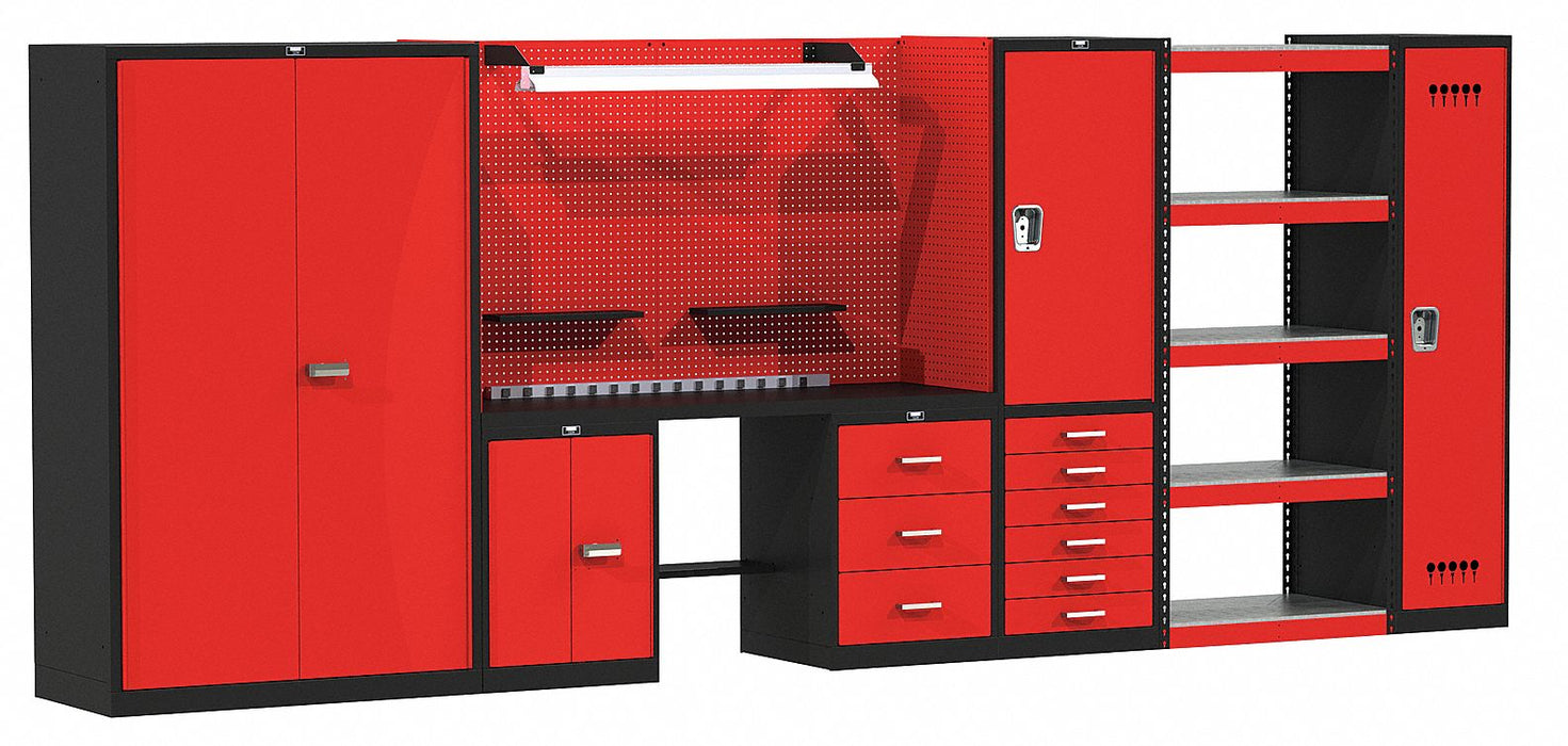 Modlr Cabnt/Shelving Set 78 H 210 W 24 D