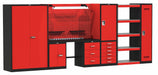 Modlr Cabnt/Shelving Set 78 H 210 W 24 D