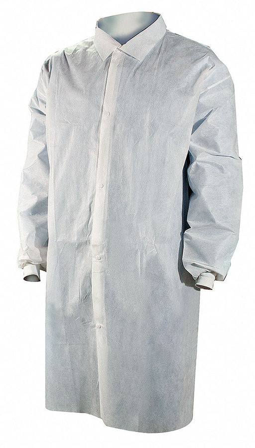 Lab Coat 2XL White PP PK25