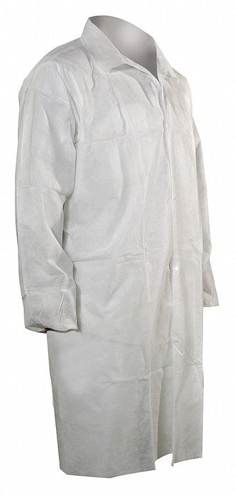 Lab Coat S White PP PK25