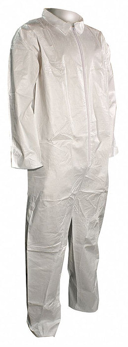Collared Coveralls White L Straight PK25
