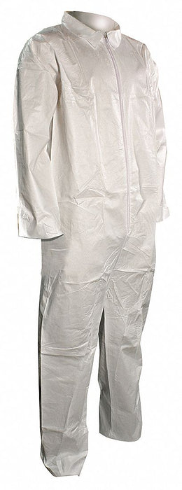 Collared Coveralls White 3XL PK25