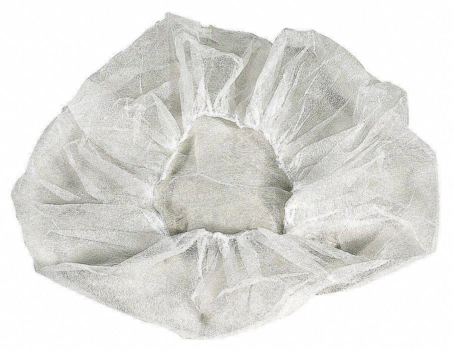 M9081 Bouffant Cap PP White 18 in PK1000