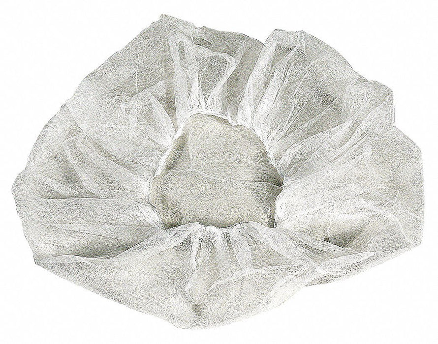 Bouffant Cap PP White 21 in PK1000