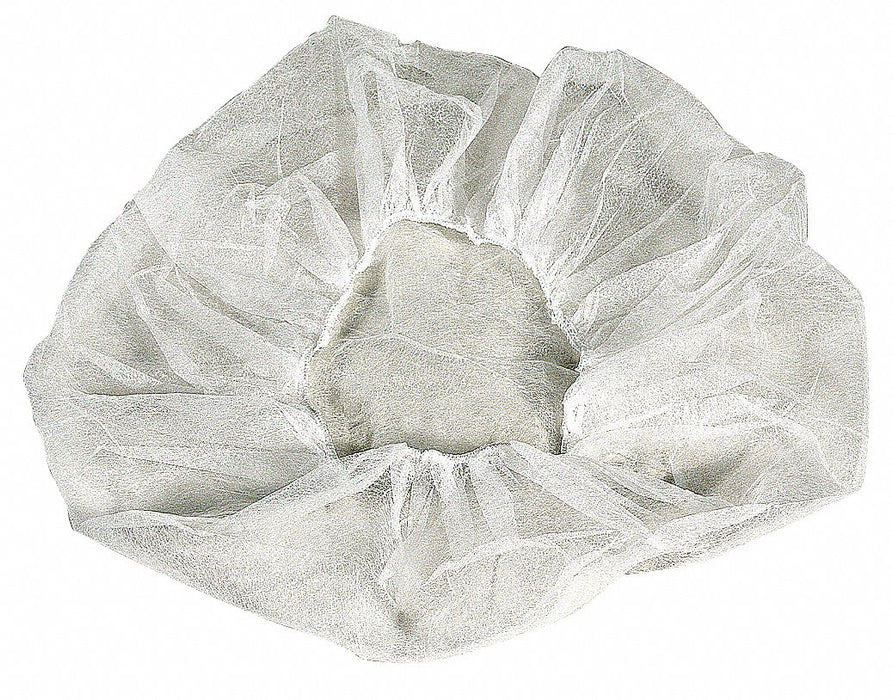 M9081 Bouffant Cap PP White 24 in PK1000