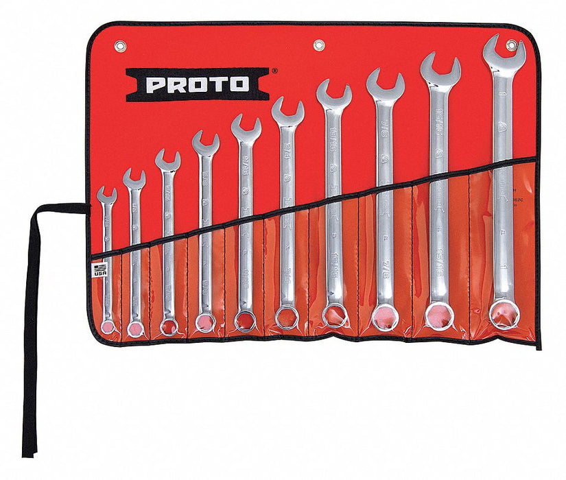 Combo Wrench St Steel Polish Stnrd Ofst