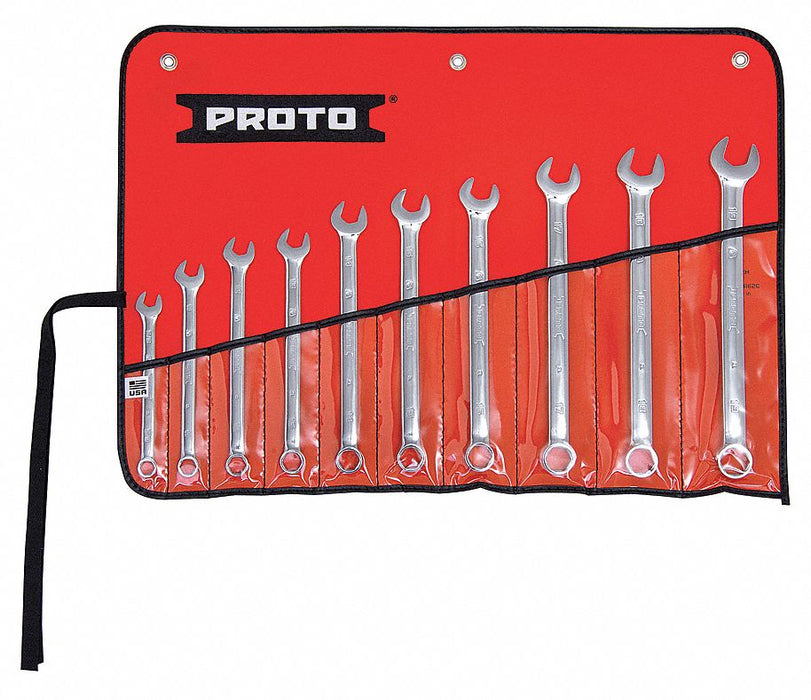 Combo Wrench St Steel Polish Stnrd Ofst