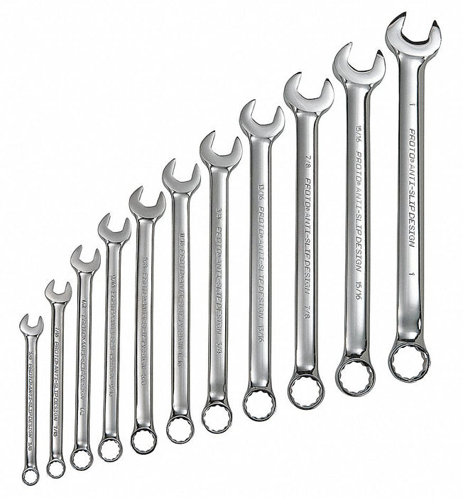 Combo Wrench St Steel Polish Stnrd Ofst