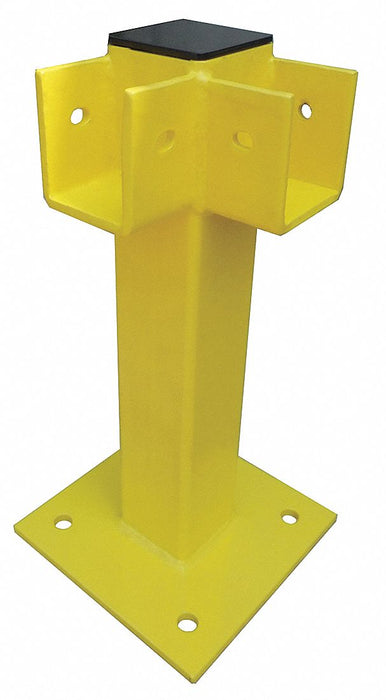 Corner Post 21 in Yellow Steel