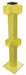 Corner Post 45 in Yellow Steel
