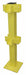 Three Way Post 45 in Yellow Steel