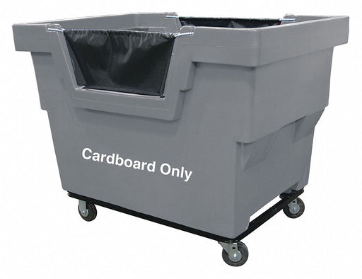 J6303 Cube Truck HDPE Gray 23.6 cu ft.