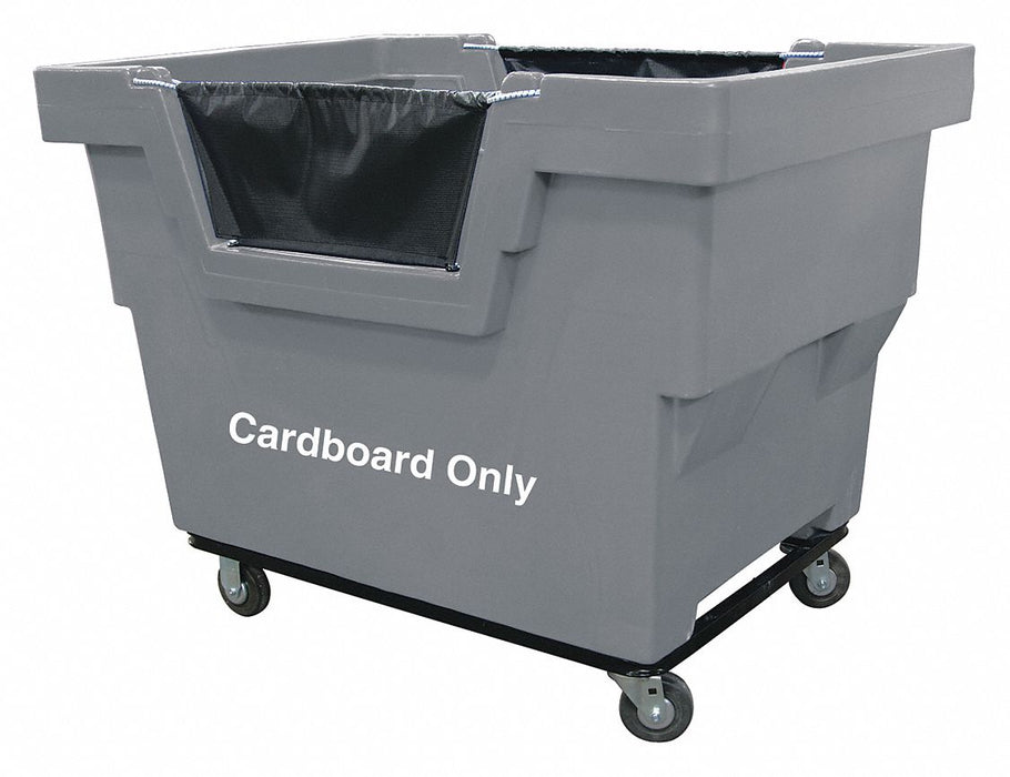 J6303 Cube Truck HDPE Gray 23.6 cu ft.