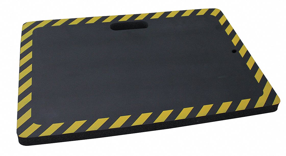 Kneeling Pad 21 L 14 W Rubber Black