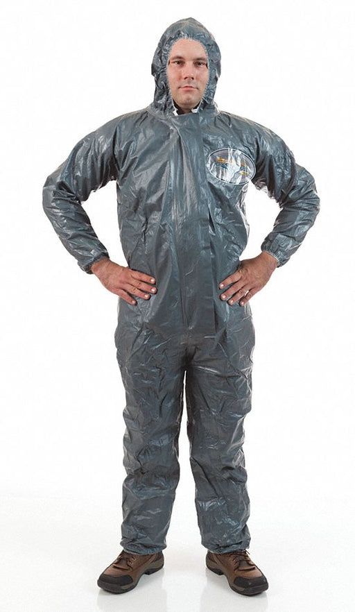 Hooded Coverall Dark Green 5XL PK6