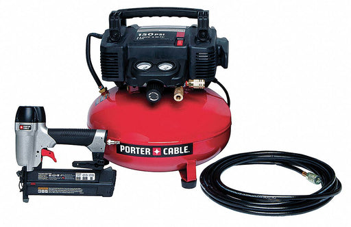 Portable Air Compr/Nailer Kit 6 gal 10 A