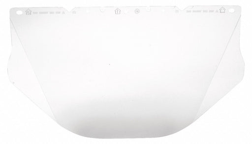 Visor Polycarb Clear 9-1/2x17 In