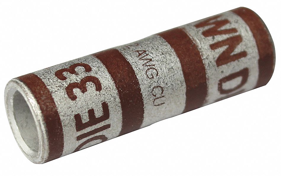 Open Barrel Splice Brown Copper 35 kV