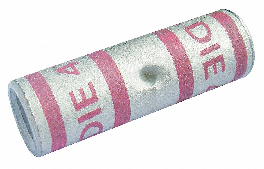 Open Barrel Splice Pink Copper 35 kV