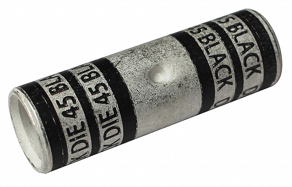 Open Barrel Splice Black Copper 35 kV