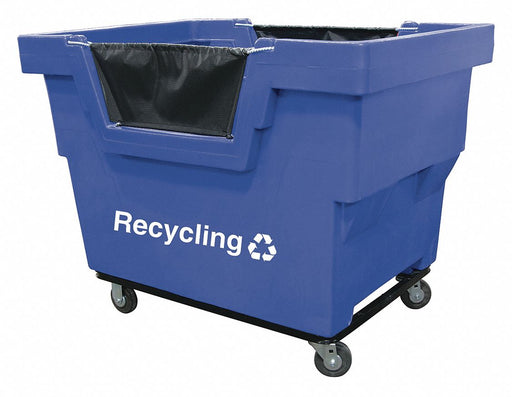 G5366 Cube Truck HDPE Blue 23.6 cu ft.