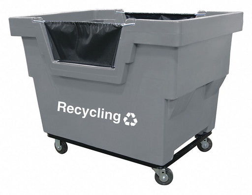 G5366 Cube Truck HDPE Gray 23.6 cu ft.