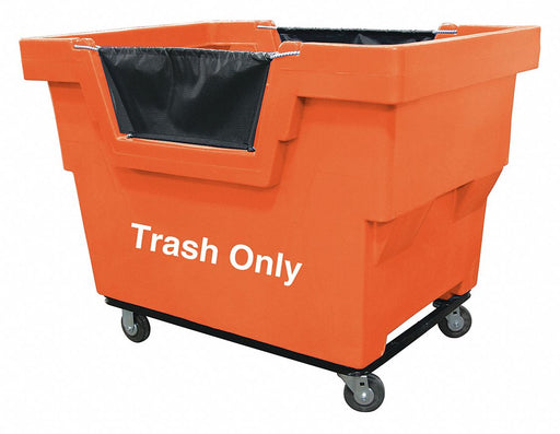 J6304 Cube Truck HDPE Orange 23.6 cu ft.