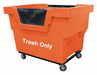 J6304 Cube Truck HDPE Orange 23.6 cu ft.