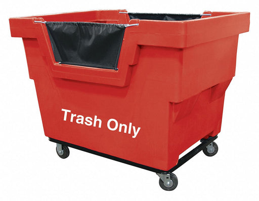 J6304 Cube Truck HDPE Red 23.6 cu ft.