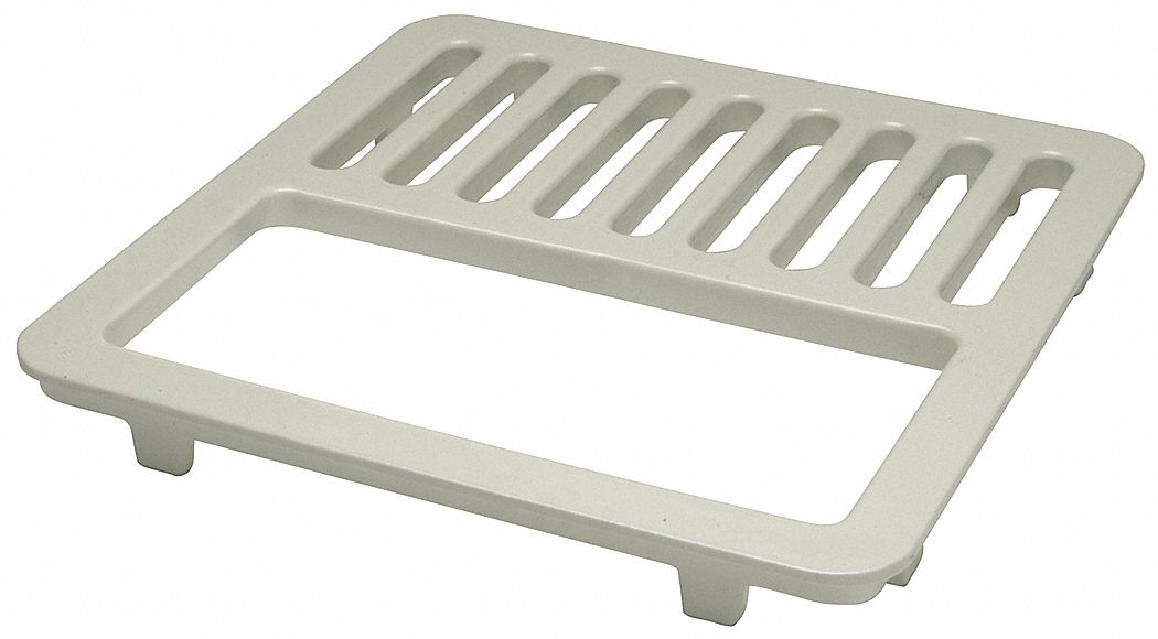 Half Floor Drain Grate 8-7/8 In L