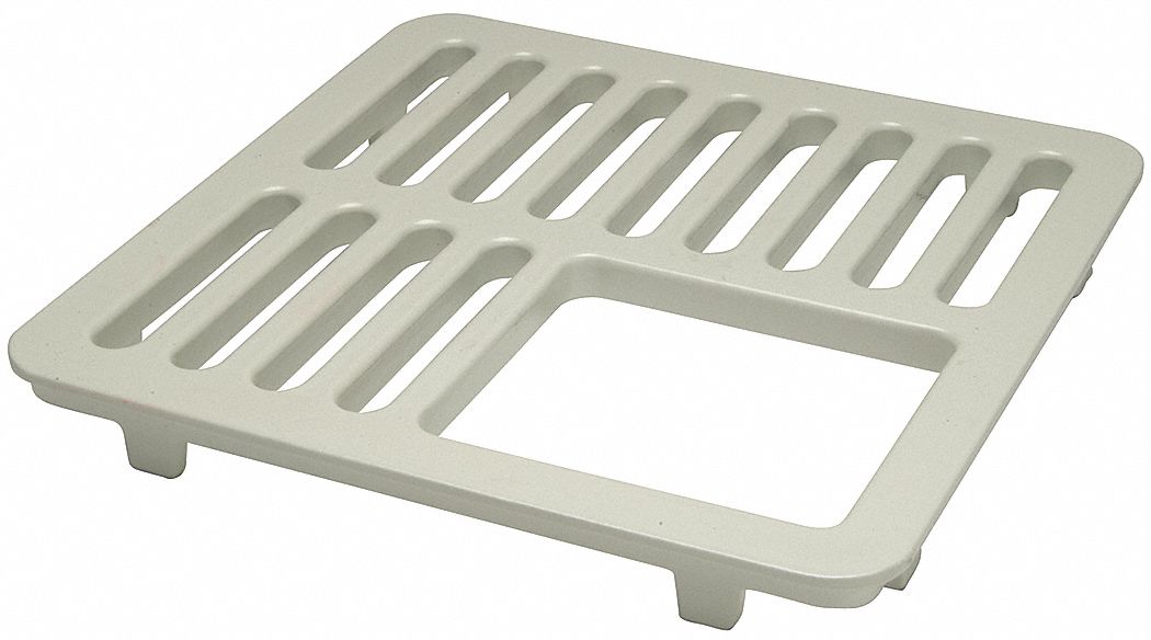 Three QTR Floor Drain Grate 8-7/8 In L