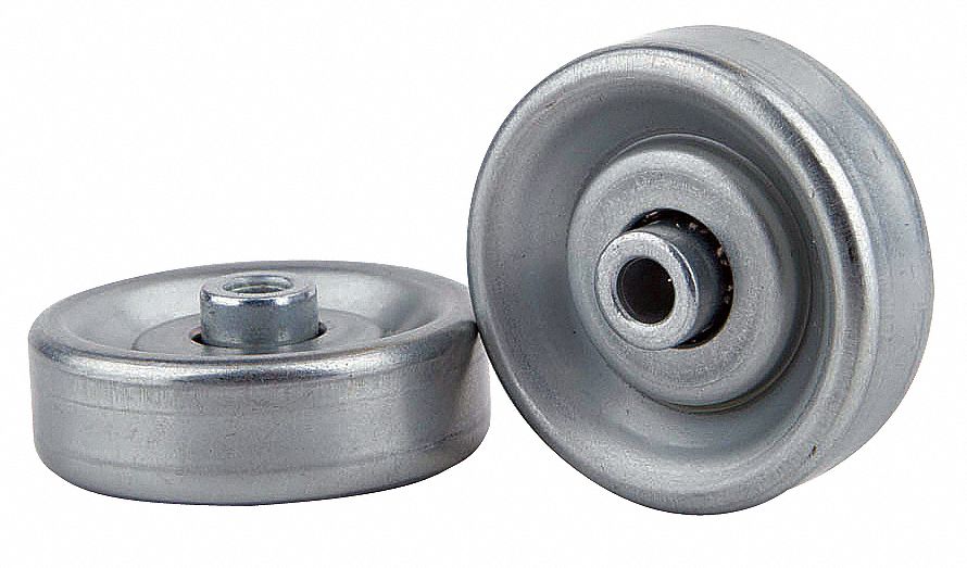 Skate Wheel Steel 1-15/16 Dia 150 lb.