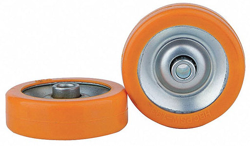 Skate Wheel Steel 2-7/32 Dia 150 lb.