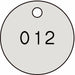 Numbered Tag Plastic 1 1/2in H PK25