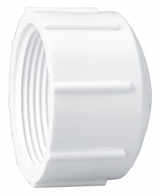 Cap 1/2 in Schedule 40 FNPT White