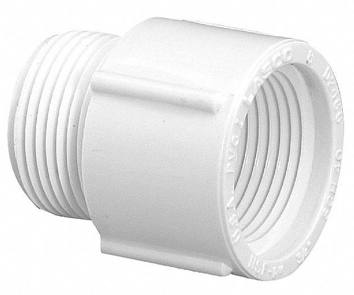 PVC Straight 1/2 in NPT 1/2 in NPT
