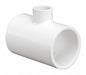 PVC Tee 4inSocket 4inSocket 2inSocket