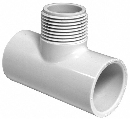 PVC Tee 1inSocket 1inSocket 1inNPT