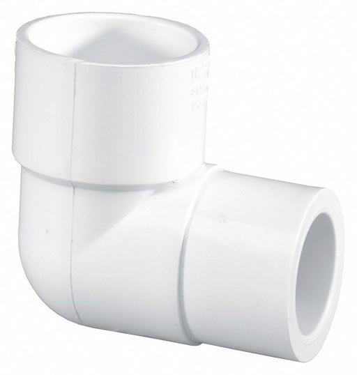 90 Reducing Elbow 1 1/2 x 1 in PVC