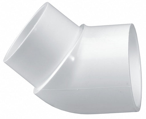 PVC 45 Elbow 2 1/2 in 2 1/2 in