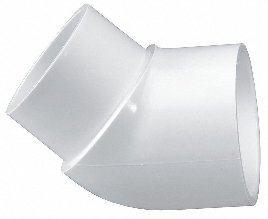 PVC 45 Elbow 2 1/2 in 2 1/2 in